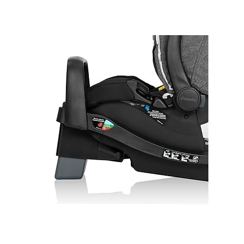 이븐플로 Evenflo LiteMax Vizor Infant Car Seat (Sable Black)