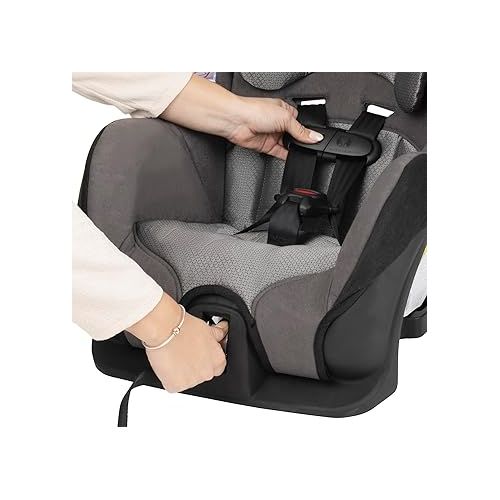 이븐플로 Evenflo Tribute LX 2-in-1 Lightweight Convertible Car Seat, Travel Friendly (Saturn Gray)