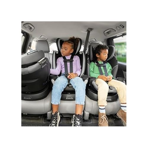 이븐플로 Evenflo Revolve360 Slim 2-in-1 Rotational Car Seat (Carver Blue)