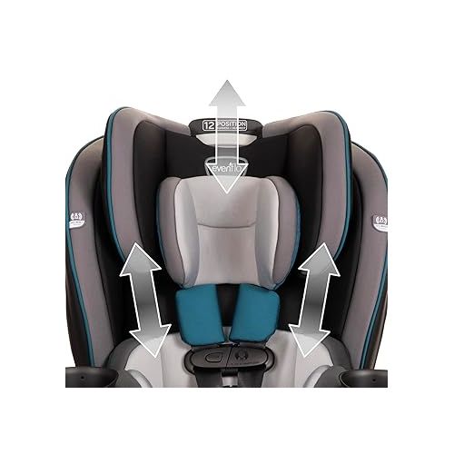 이븐플로 Evenflo EveryKid 3-in-1 Convertible Car Seat (Ontario Gray)