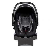 Evenflo LiteMax DLX Infant Car Seat with FreeFlow Fabric, SafeZone and Load Leg Base Black