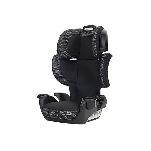 이븐플로 Evenflo GoTime LX Booster Car Seat (Chardon Black)