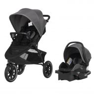 Evenflo Folio3 Stroll & Jog Travel System w/LiteMax 35 Infant Car Seat, Crossover Versatility,...