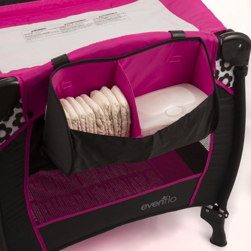 이븐플로 Evenflo Portable BabySuite Deluxe, Spearmint Spree