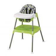 Evenflo 4-in-1 Eat & Grow Convertible High Chair, Dottie Lime