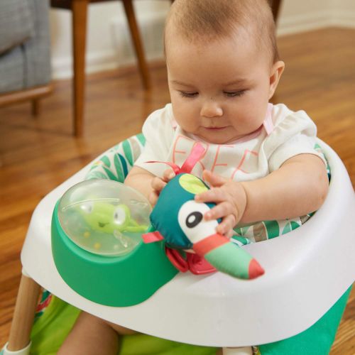 이븐플로 Evenflo Exersaucer Tiny Tropics 2-in-1 Baby Seat and Door Jumper