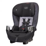 Evenflo Stratos 65 Convertible Car Seat, 2 Car Seats in 1, Forward / Rear Facing Car Seat, Air Flow Vents, Removable Body Pillow, Rollover-Tested, Quick-Connect LATCH Hooks, Boulde