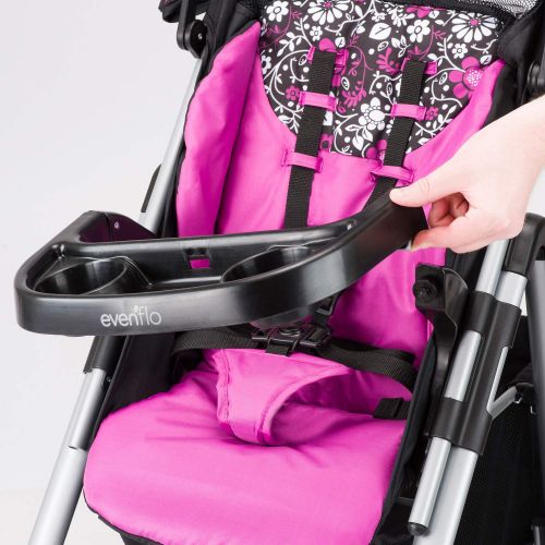 이븐플로 Evenflo Vive Travel System with Embrace Infant Car Seat, Daphne