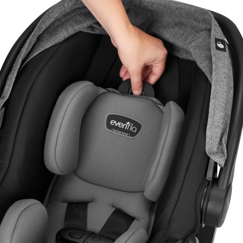 이븐플로 Evenflo LiteMax DLX Infant Car Seat, Meteorite