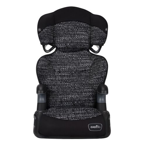 이븐플로 Evenflo Big Kid AMP High Back Booster Car Seat, Static Black