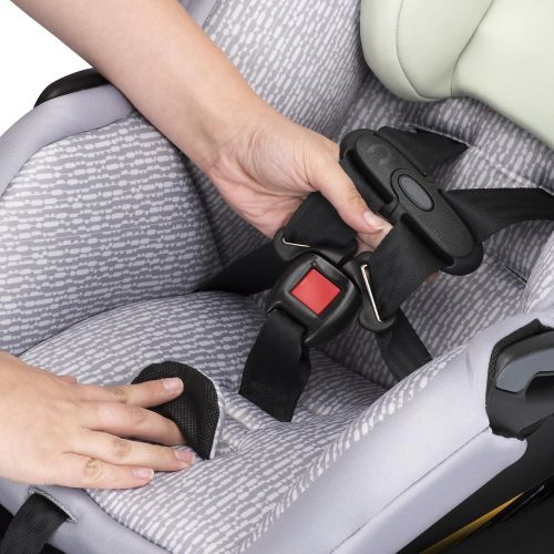 이븐플로 Evenflo LiteMax 35 Infant Car Seat, Easy to Install, Versatile & Convenient, Meets or Exceeds All Federal Safety Standards, Machine-Washable Pads, Full-Coverage Canopy, Bamboo Leaf