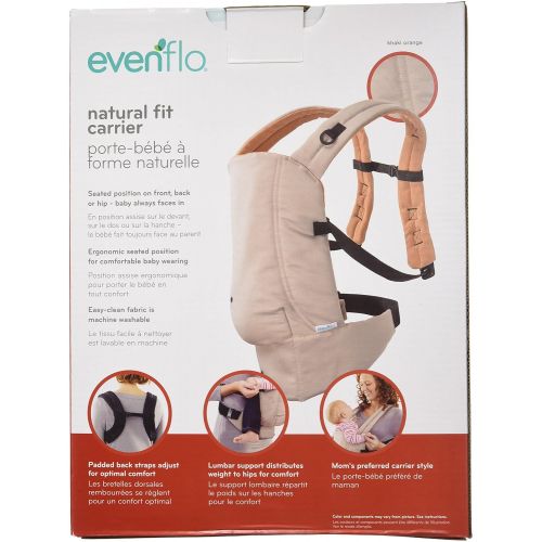 이븐플로 Evenflo Natural Fit Soft Carrier, Khaki Orange