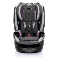 Evenflo Revolve360 Slim 2-in-1 Rotational Car Seat with Quick Clean Cover (Sutton Purple)