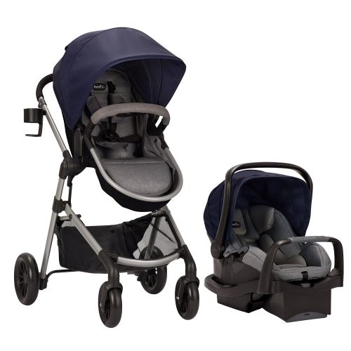 이븐플로 [아마존 핫딜]  [아마존핫딜]Evenflo Pivot Modular Travel System, Lightweight Baby Stroller, Sleek & Versatile, Easy Infant Car Seat...