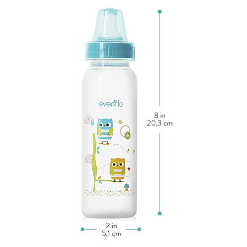 이븐플로 [아마존베스트]Evenflo Feeding Zoo Friends Polypropylene Bottles for Baby, Infant and Newborn -...