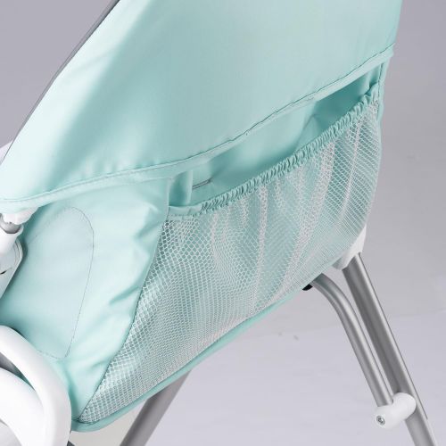 이븐플로 [아마존베스트]Evenflo Symmetry Flat Fold High Chair, Spearmint Spree