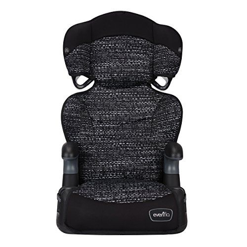 이븐플로 [아마존베스트]Evenflo Big Kid AMP High Back Booster Car Seat, Static Black