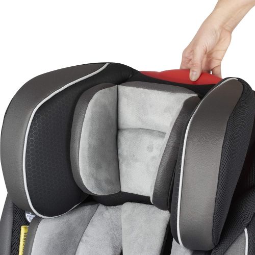 이븐플로 [아마존베스트]Evenflo Symphony Elite All-In-One Convertible Car Seat, 5-Point Infinite Slide Harness, Easy to Install, Forward / Rear Facing, Booster Seat, 110-lb Capacity, Multiple-Position Rec