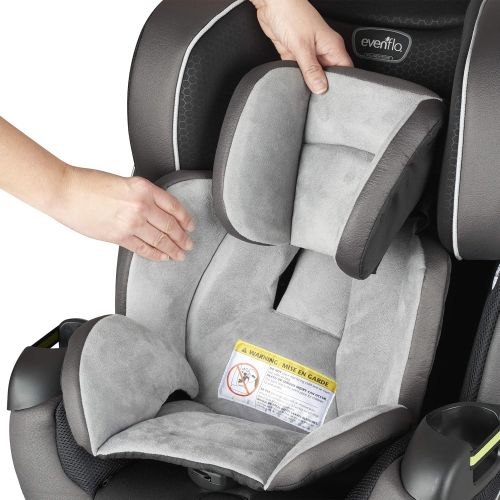 이븐플로 [아마존베스트]Evenflo Symphony Elite All-In-One Convertible Car Seat, 5-Point Infinite Slide Harness, Easy to Install, Forward / Rear Facing, Booster Seat, 110-lb Capacity, Multiple-Position Rec