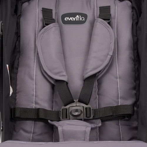 이븐플로 [아마존베스트]Evenflo Minno Twin Double Stroller, Glenbarr Grey