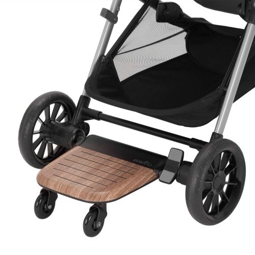 이븐플로 [아마존베스트]Evenflo Stroller Rider Board, Convenient Riding Options, Non-Skid Surface, Smooth-Ride Wheels, Easy to Use, Holds up to 50 Pounds, No Additional Parts Needed