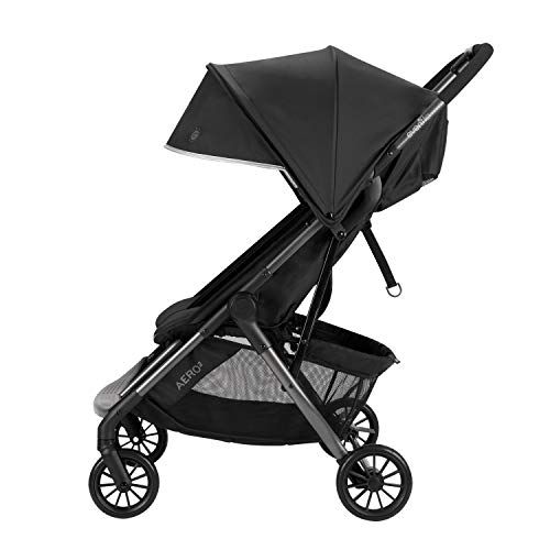 이븐플로 [아마존베스트]Evenflo Aero2 Ultra-Lightweight Double Stroller, Compact, Self-Standing Folding Design, Shopping Basket...