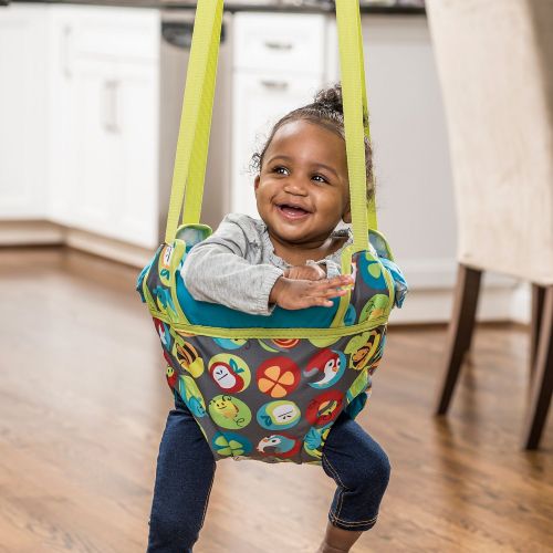 이븐플로 [아마존베스트]Evenflo Exersaucer 2-In-1 Doorway Jumper, Bumbly (Discontinued by Manufacturer)