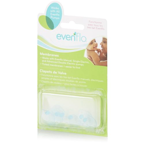 이븐플로 Evenflo Feeding Replacement Silicone Membranes for Advanced Breast Pumps (Pack of 6)