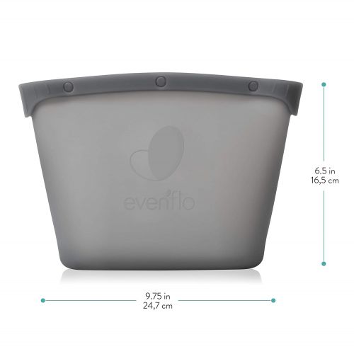 이븐플로 Evenflo Silicone Steam Sanitizing Bag, Grey