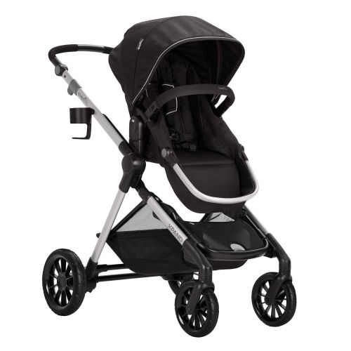 이븐플로 Evenflo Pivot Xpand, Modular Baby Stroller with Compact Folding design, Converts to Double Stroller (additional toddler seat not included), Stallion Black