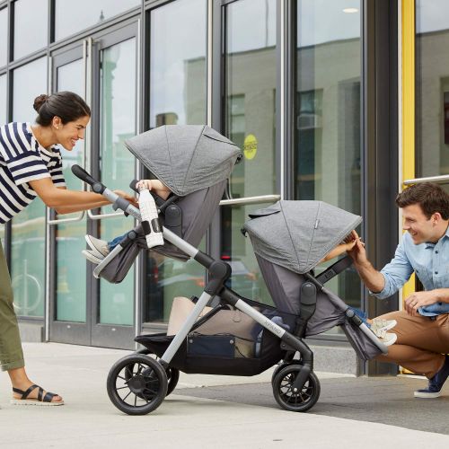 이븐플로 Evenflo Pivot Xpand Modular Stroller Second Seat, Compatible with Evenflo Pivot Xpand Modular Travel System & Modular Stroller, Holds Up to 55-lbs, Multiple Configurations, Percher