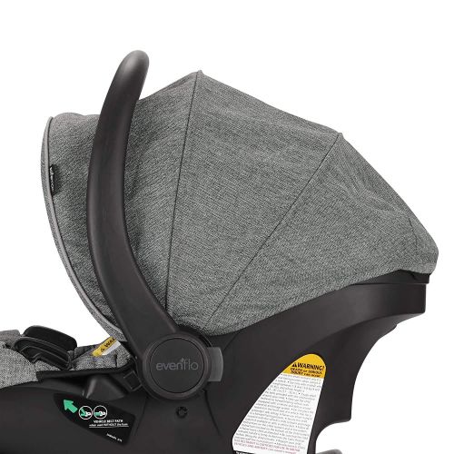 이븐플로 Evenflo Pivot Xpand, Single-to-Double Convertible Baby Stroller with Compact Folding design, Percheron Gray