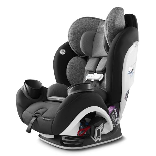 이븐플로 Evenflo Gold SensorSafe EveryStage Smart All-in-One Convertible Car Seat, Moonstone, Black