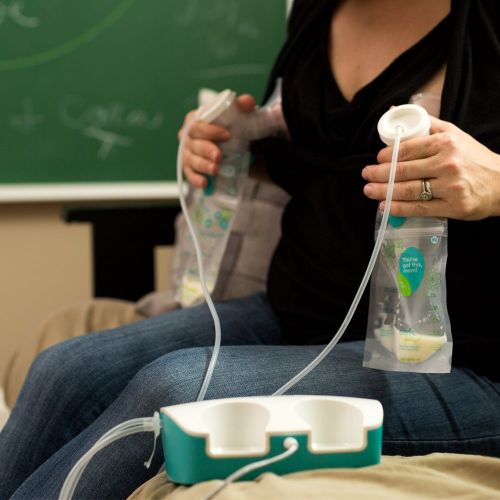 이븐플로 Evenflo Feeding Advanced Breast Milk Storage Bag Adapters for Breast Pumps (Pack of 2)