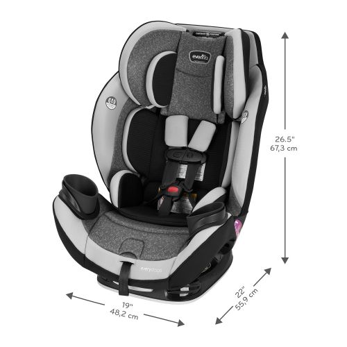 이븐플로 Evenflo EveryStage DLX All-in-One Car Seat, Latitude