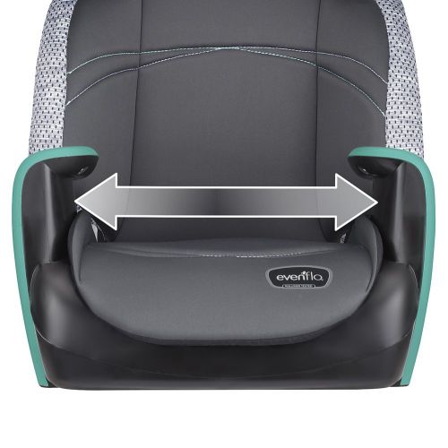 이븐플로 Evenflo Spectrum 2-in-1 Booster Car Seat, Teal Trace