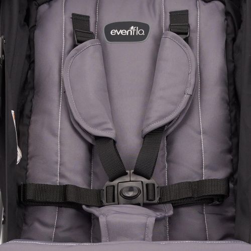 이븐플로 Evenflo Minno Twin Double Stroller, Glenbarr Grey