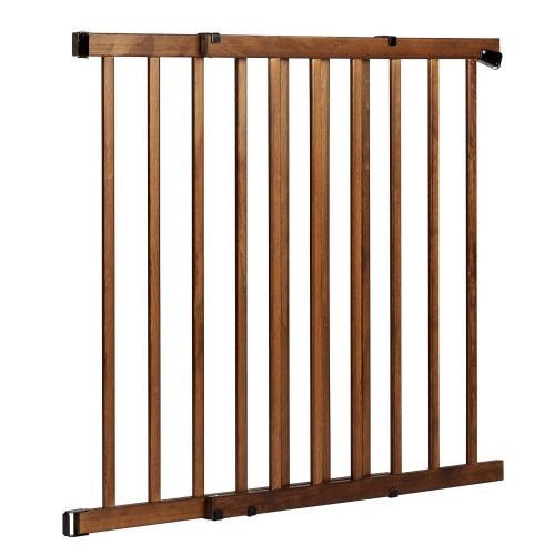 이븐플로 Evenflo Top of The Stair Extra Tall Hardware Mount Gate, Dark Wood