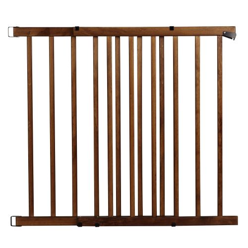 이븐플로 Evenflo Top of The Stair Extra Tall Hardware Mount Gate, Dark Wood