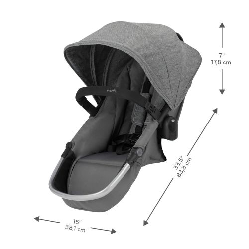 이븐플로 Evenflo Pivot Xpand Stroller Second Seat, Percheron