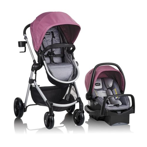 이븐플로 Evenflo Pivot Modular Travel System With SafeMax Car Seat