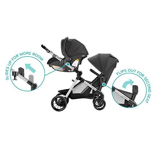 이븐플로 Evenflo Pivot Xpand Modular Travel System with SafeMax Infant Car Seat