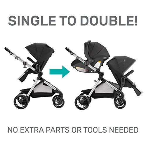 이븐플로 Evenflo Pivot Xpand Modular Travel System with SafeMax Infant Car Seat