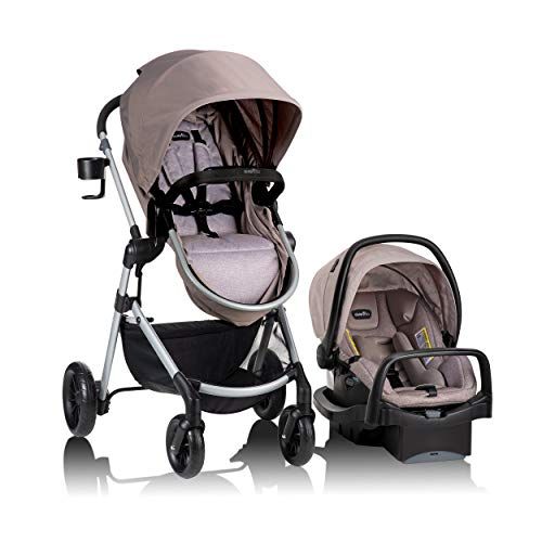 이븐플로 Evenflo Pivot Modular Travel System With SafeMax Car Seat