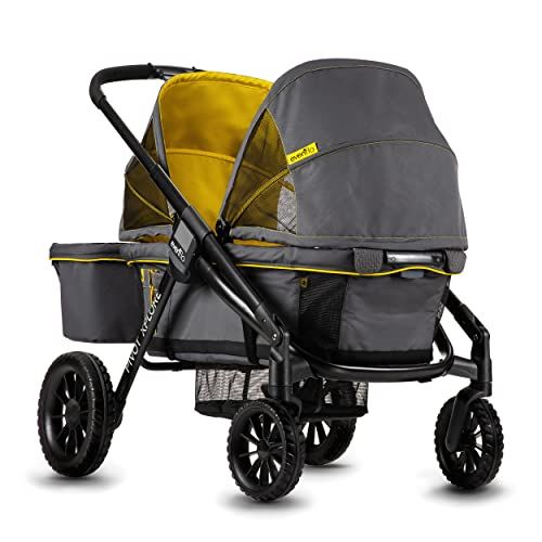 이븐플로 Evenflo Pivot Xplore All-Terrain Stroller Wagon , Adventurer , 45x27x39 Inch (Pack of 1)