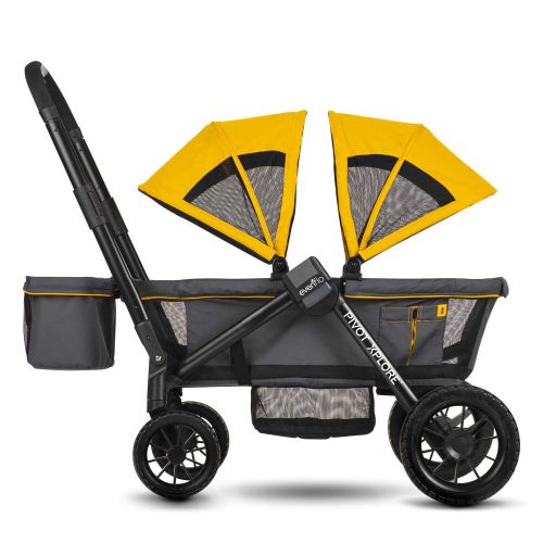 이븐플로 Evenflo Pivot Xplore All-Terrain Stroller Wagon , Adventurer , 45x27x39 Inch (Pack of 1)