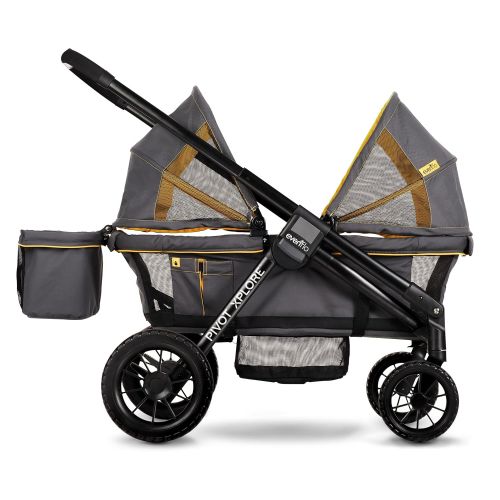 이븐플로 Evenflo Pivot Xplore All-Terrain Stroller Wagon , Adventurer , 45x27x39 Inch (Pack of 1)