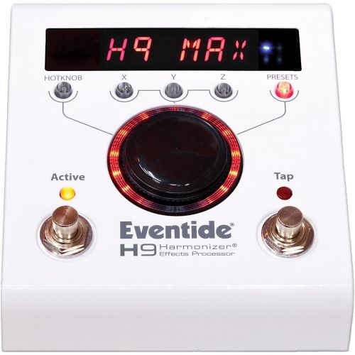  Eventide},description:Eventide has designed the H9 MAX to combine all of the amazing effects from its other delays into one pedal. It includes all 45 algorithms and associated pres