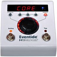 Eventide},description:The H9 features a simple, one-knob user interface which allows easy Effect Editing and Preset Selection. Two onboard Footswitches let you change Presets, Tap