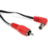 Eventide 2050-LN - 50cm 2.1mm Center Positive Ang-RCA 12mm, Red